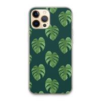 CaseCompany Monstera leaves: iPhone 13 Pro Max Transparant Hoesje