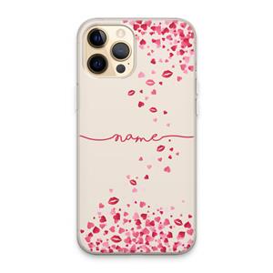 CaseCompany Hartjes en kusjes: iPhone 13 Pro Max Transparant Hoesje