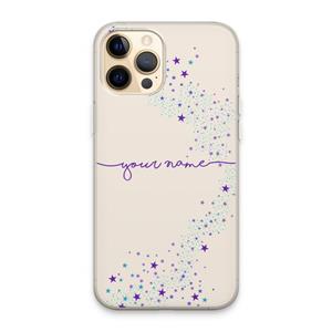 CaseCompany Sterren: iPhone 13 Pro Max Transparant Hoesje