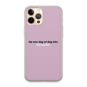 CaseCompany gij beslist: iPhone 13 Pro Max Transparant Hoesje