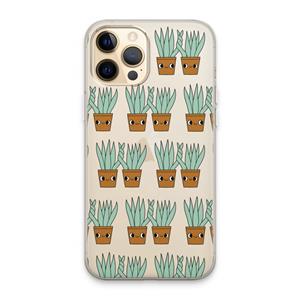 CaseCompany Sansevieria: iPhone 13 Pro Max Transparant Hoesje