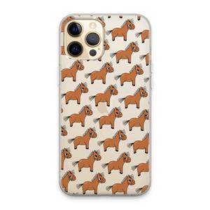 CaseCompany Pony: iPhone 13 Pro Max Transparant Hoesje