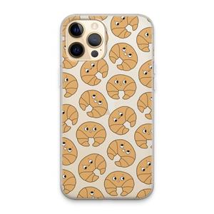 CaseCompany Croissant: iPhone 13 Pro Max Transparant Hoesje
