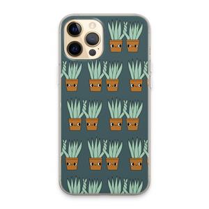 CaseCompany Sansevieria: iPhone 13 Pro Max Transparant Hoesje