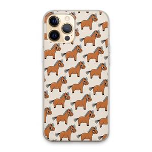 CaseCompany Pony: iPhone 13 Pro Max Transparant Hoesje
