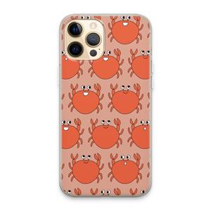 CaseCompany Krab: iPhone 13 Pro Max Transparant Hoesje