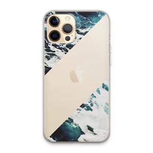 CaseCompany Golven: iPhone 13 Pro Max Transparant Hoesje