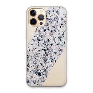 CaseCompany Gespikkelde marmer: iPhone 13 Pro Max Transparant Hoesje