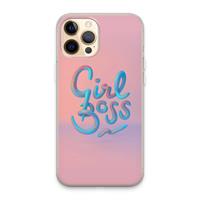 CaseCompany Girl boss: iPhone 13 Pro Max Transparant Hoesje