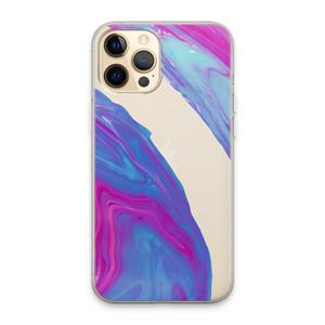 CaseCompany Zweverige regenboog: iPhone 13 Pro Max Transparant Hoesje