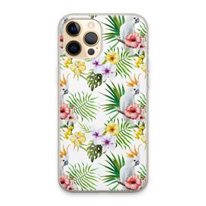 CaseCompany Gele kuif: iPhone 13 Pro Max Transparant Hoesje