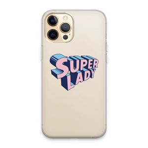 CaseCompany Superlady: iPhone 13 Pro Max Transparant Hoesje