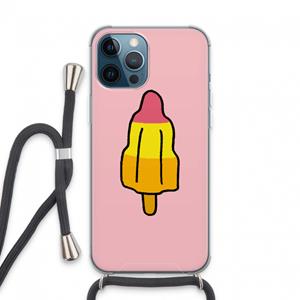 CaseCompany Raketijsje: iPhone 13 Pro Max Transparant Hoesje met koord