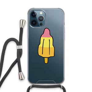 CaseCompany Raketijsje: iPhone 13 Pro Max Transparant Hoesje met koord