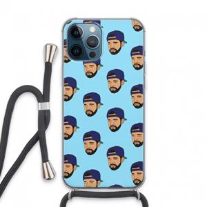 CaseCompany Drake Away: iPhone 13 Pro Max Transparant Hoesje met koord