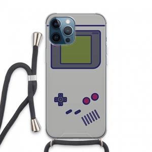 CaseCompany Game On: iPhone 13 Pro Max Transparant Hoesje met koord