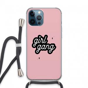 CaseCompany Girl Gang: iPhone 13 Pro Max Transparant Hoesje met koord