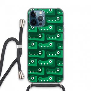 CaseCompany Crocs: iPhone 13 Pro Max Transparant Hoesje met koord