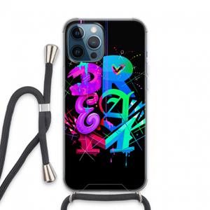 CaseCompany Dream: iPhone 13 Pro Max Transparant Hoesje met koord