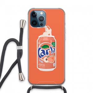 CaseCompany S(peach)less: iPhone 13 Pro Max Transparant Hoesje met koord