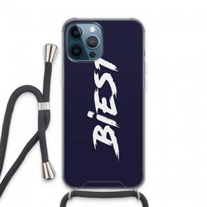 CaseCompany Biest: iPhone 13 Pro Max Transparant Hoesje met koord