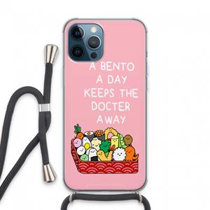 CaseCompany Bento a day: iPhone 13 Pro Max Transparant Hoesje met koord