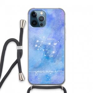 CaseCompany Sterrenbeeld - Licht: iPhone 13 Pro Max Transparant Hoesje met koord