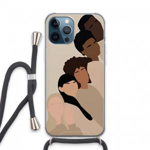 CaseCompany Sweet creatures: iPhone 13 Pro Max Transparant Hoesje met koord