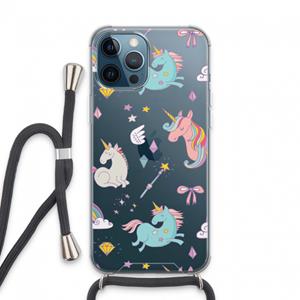 CaseCompany Fantasiewereld: iPhone 13 Pro Max Transparant Hoesje met koord