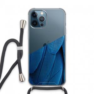 CaseCompany Pauw: iPhone 13 Pro Max Transparant Hoesje met koord