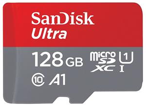 Sandisk Memory Card MicroSD Mobile Ultra UHS-I Including Adapter - 128GB