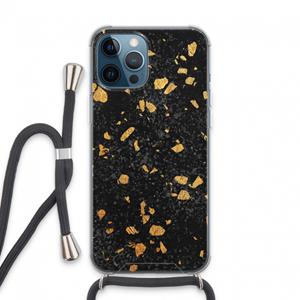 CaseCompany Terrazzo N°7: iPhone 13 Pro Max Transparant Hoesje met koord