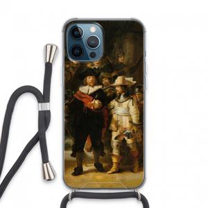 CaseCompany De Nachtwacht: iPhone 13 Pro Max Transparant Hoesje met koord
