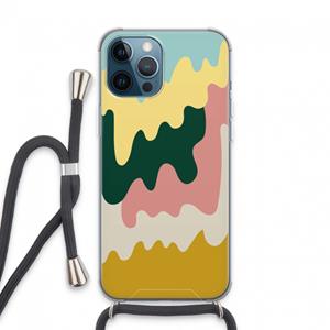 CaseCompany Baar B: iPhone 13 Pro Max Transparant Hoesje met koord