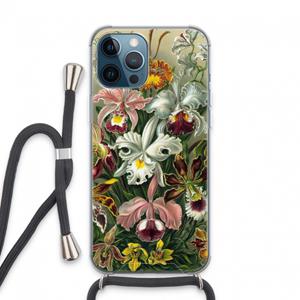 CaseCompany Haeckel Orchidae: iPhone 13 Pro Max Transparant Hoesje met koord