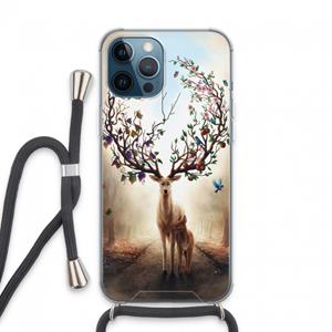 CaseCompany Seasons Change: iPhone 13 Pro Max Transparant Hoesje met koord