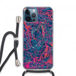 CaseCompany Sleeping Dreams: iPhone 13 Pro Max Transparant Hoesje met koord