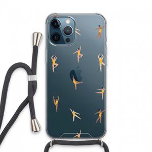 CaseCompany Dans #2: iPhone 13 Pro Max Transparant Hoesje met koord