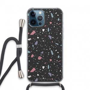CaseCompany Terrazzo N°16: iPhone 13 Pro Max Transparant Hoesje met koord