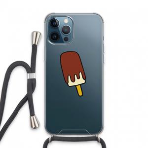 CaseCompany Frisco: iPhone 13 Pro Max Transparant Hoesje met koord