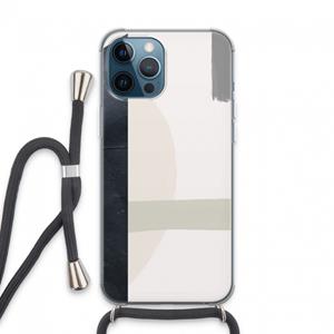 CaseCompany Baca: iPhone 13 Pro Max Transparant Hoesje met koord