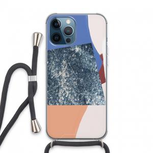 CaseCompany Billy: iPhone 13 Pro Max Transparant Hoesje met koord