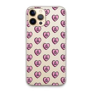 CaseCompany GIRL POWER: iPhone 13 Pro Max Transparant Hoesje