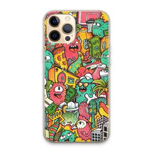 CaseCompany Vexx City: iPhone 13 Pro Max Transparant Hoesje