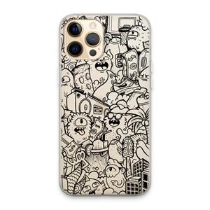 CaseCompany Vexx Black City : iPhone 13 Pro Max Transparant Hoesje