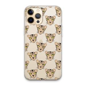 CaseCompany Tijger: iPhone 13 Pro Max Transparant Hoesje