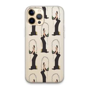 CaseCompany Pop Some Kim: iPhone 13 Pro Max Transparant Hoesje