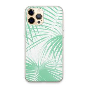 CaseCompany Palmbladeren: iPhone 13 Pro Max Transparant Hoesje