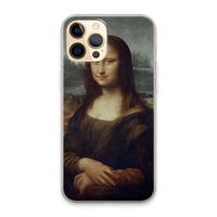 CaseCompany Mona Lisa: iPhone 13 Pro Max Transparant Hoesje