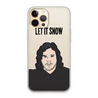 CaseCompany Let It Snow: iPhone 13 Pro Max Transparant Hoesje